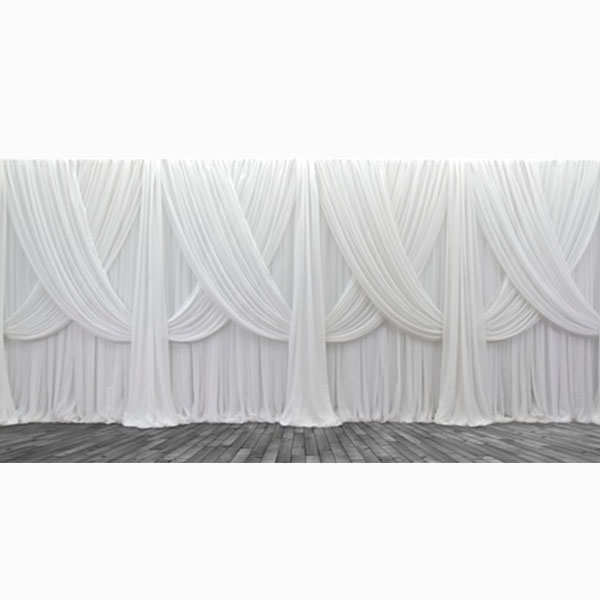 Professional Ice Silk Cloth Backdrop Pipe and Drape for Wedding