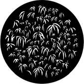 Leafy Tropic - Stock Gobo for Gobo Light Projectors - Choose your size!