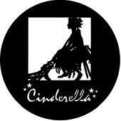 Cinderella - Stock Gobo for Gobo Light Projectors - Choose your size!