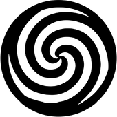 Spiral - Stock Gobo for Gobo Light Projectors - Choose your size!