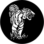 Tiger - Stock Gobo for Gobo Light Projectors - Choose your size!