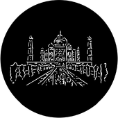 Taj Mahal - Stock Gobo for Gobo Light Projectors - Choose your size!