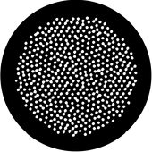 Egg Dots - Stock Gobo for Gobo Light Projectors - Choose your size!
