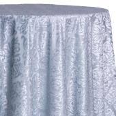 Spa - Damask Contemporary Velvet & Sheer Overlay by Eastern Mills - Many Size Options
