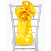 DecoStar™ 9" Satin Flower Chair Accent - Sunflower